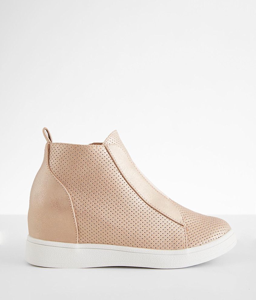 Girls Mia Wedge Sneaker - Girl's Shoes in Rose Gold | Buckle