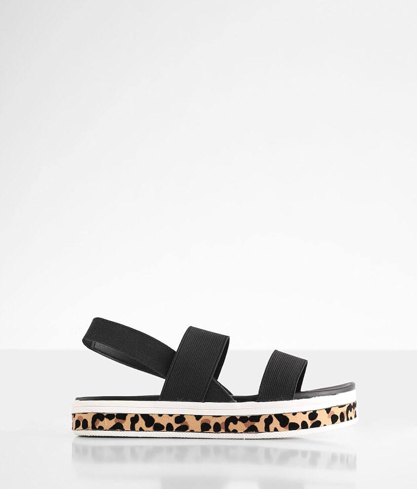 Girls - Mia Jezza Leopard Flatform Sandal front view