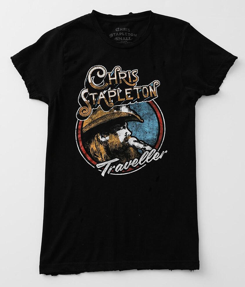 Chris Stapleton Traveller T-Shirt - Women's T-Shirts in Washed Black ...
