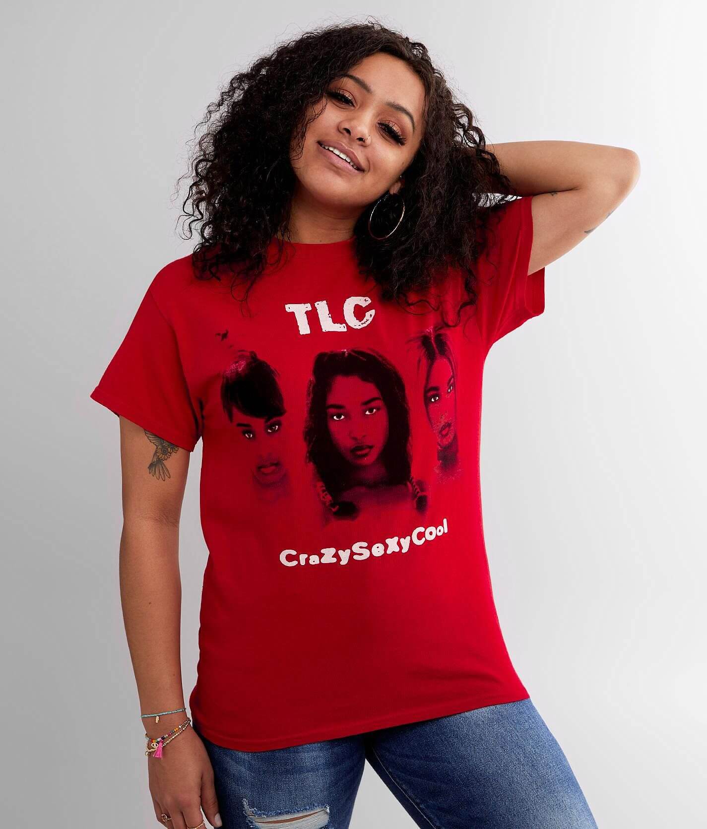 TLC Crazy Sexy Cool Oversized T-Shirt - Women's T-Shirts in Red 