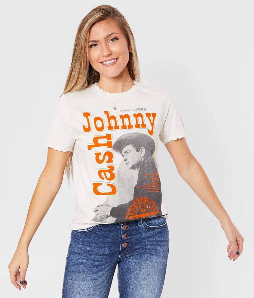 Johnny cash outlet t shirt women's