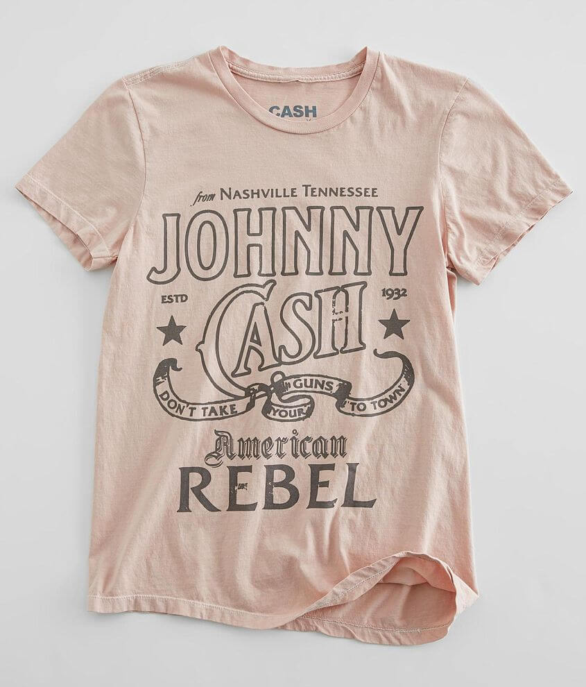 Johnny Cash American Rebel T-Shirt front view