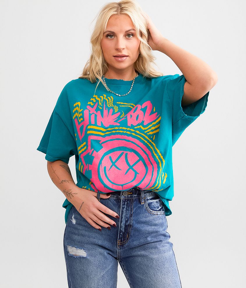 Blink 182 shirt womens online