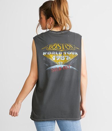 Merch Traffic Boston Third Stage Band Muscle Tank Top BACK