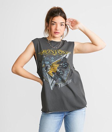 Merch Traffic Boston Third Stage Band Muscle Tank Top FULL_LEFT_SIDE