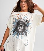 Biggie Smalls T Shirt Notorious Big Crown Face Logo Nuovo Ufficiale Uomo Nero Size L