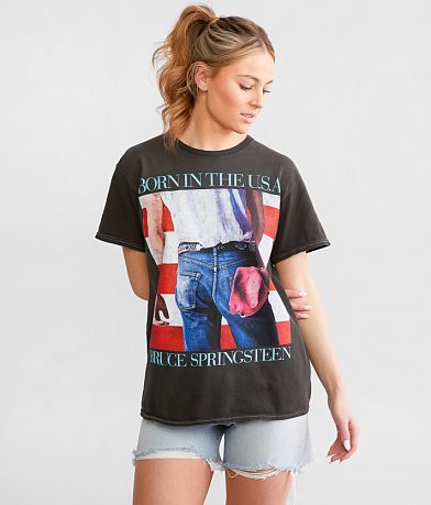 Merch Traffic Bruce Springsteen Born In The USA Band T-Shirt FULL_LEFT_SIDE