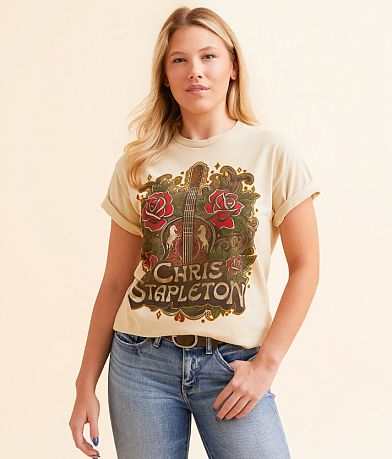 Merch Traffic Chris Stapleton Band T-Shirt front view