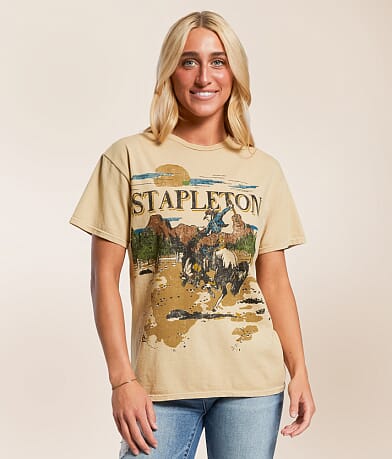 Merch Traffic Chris Stapleton Band T-Shirt front view