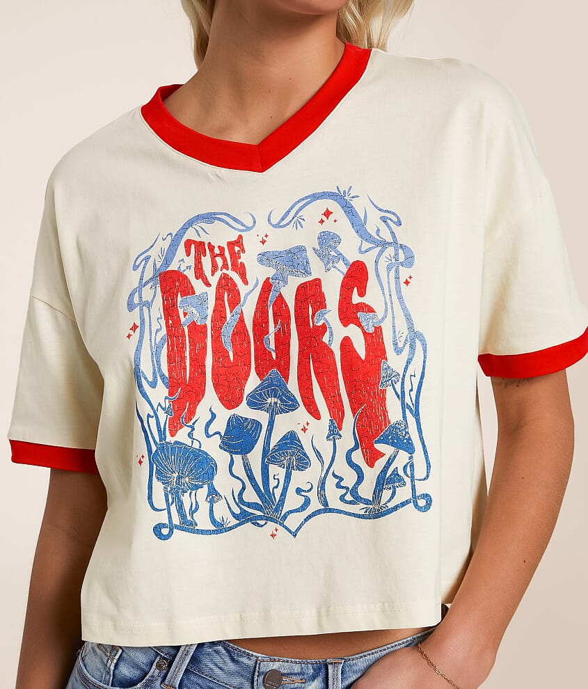 The Doors Cropped Band T-Shirt