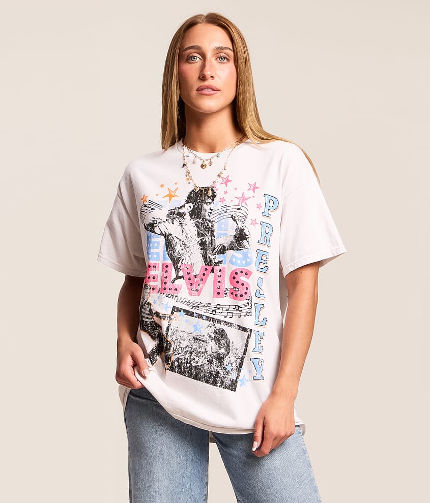 Elvis Presley Oversized Band T-Shirt
