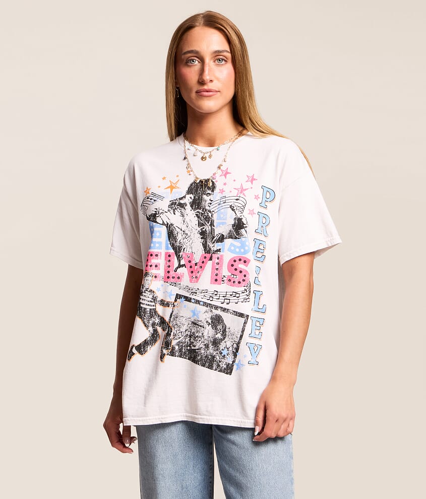 Elvis Presley Oversized Band T-Shirt