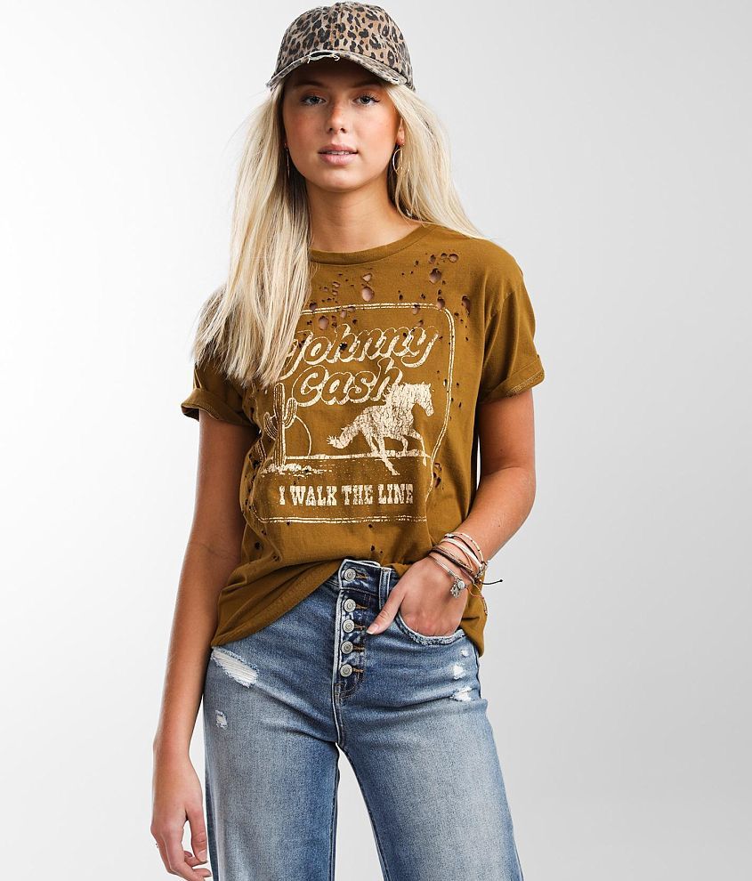 Johnny cash on sale t shirt women