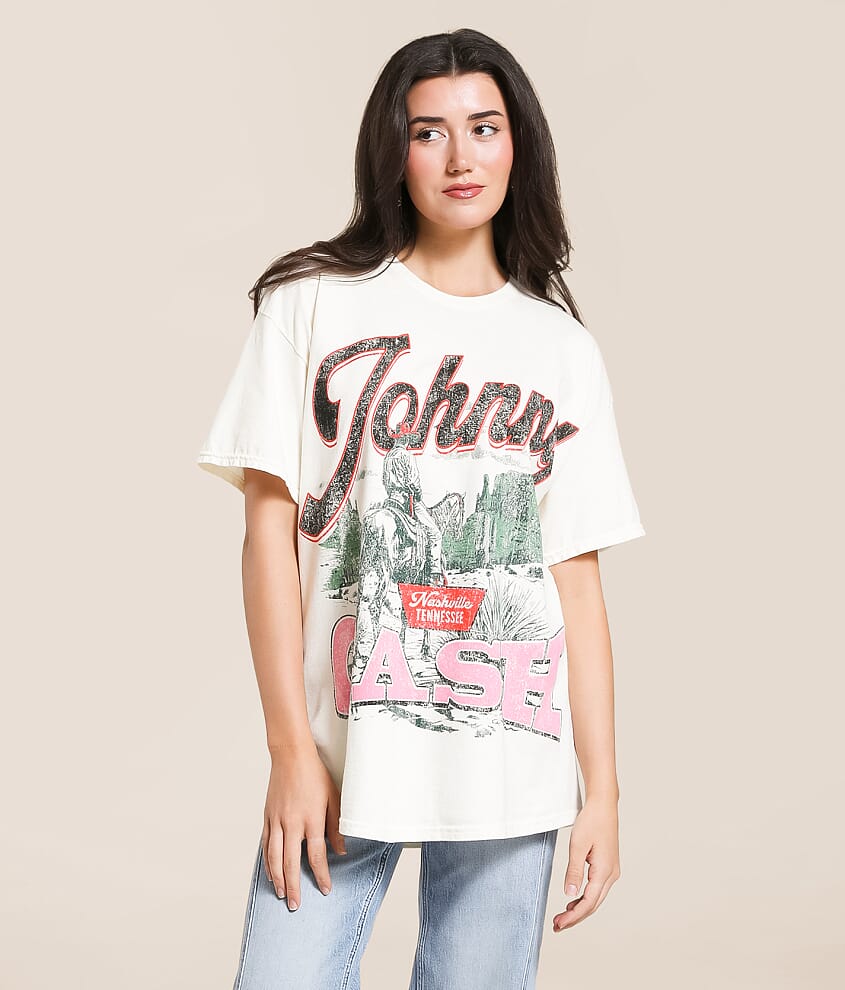 Johnny Cash Oversized Band T-Shirt