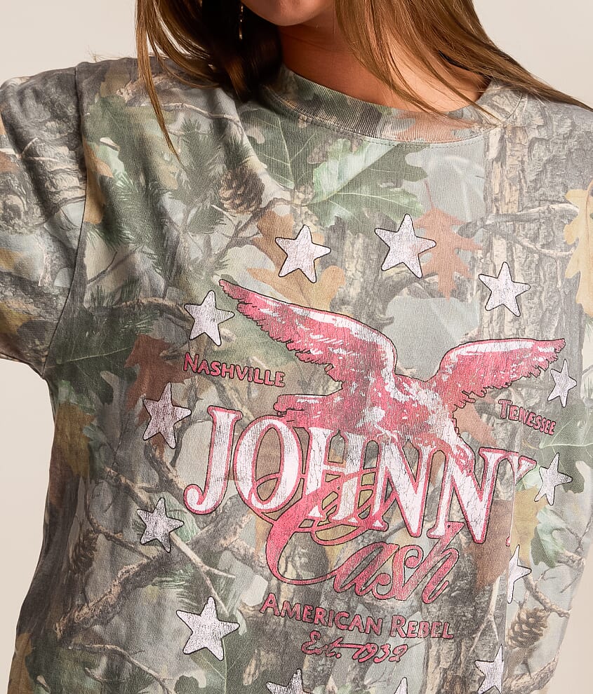 Johnny Cash Camo Band T-Shirt