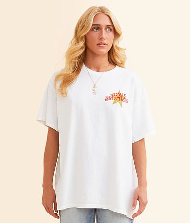 Merch Traffic Jonas Brothers Oversized Band T-Shirt FULL_RIGHT_SIDE