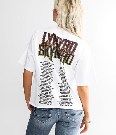 Lynyrd Skynyrd Cropped Band T-Shirt BACK