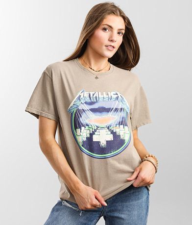 Metallica Washed Band T-Shirt full left side view