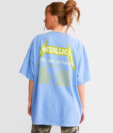 Merch Traffic Metallica Ride The Lightning Band T-Shirt BACK