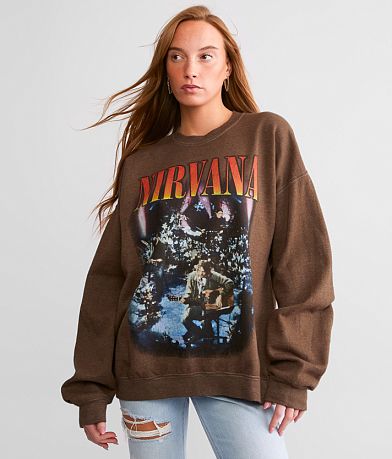 Merch Traffic Nirvana Oversized Band Pullover full right side view