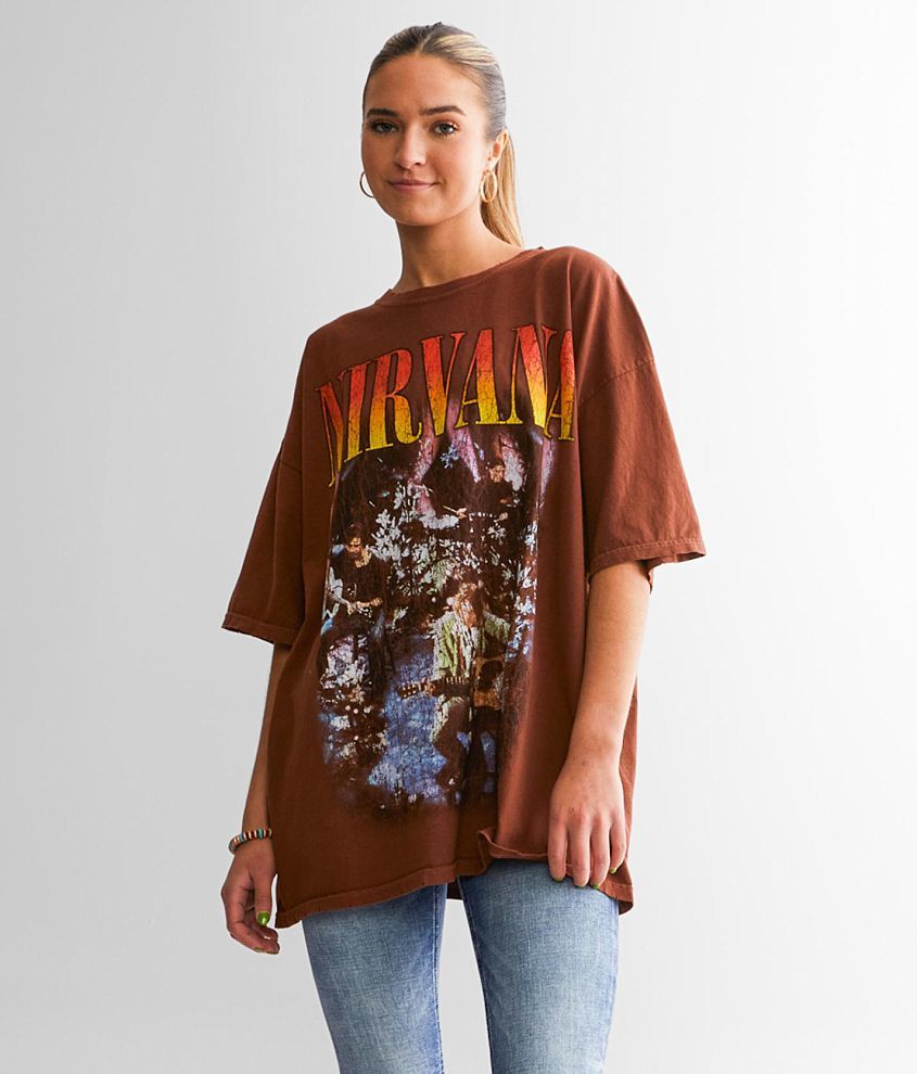 Nirvana band t on sale shirt