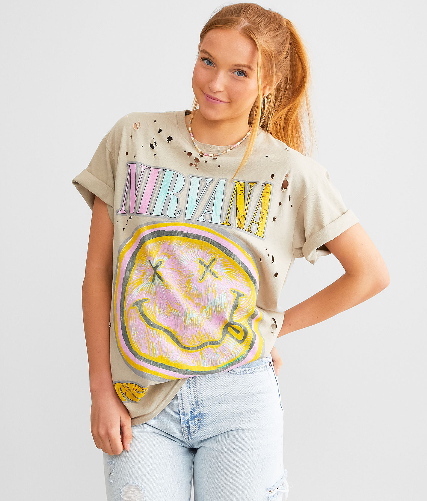 Vintage Nirvana Nevermind Shirt NIRVANA 1992 T-Shirt Vintage