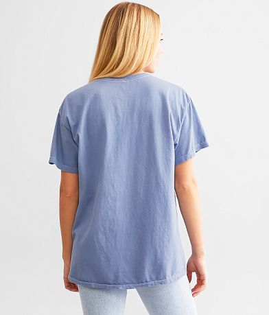 Merch Traffic Nirvana&#174; Smiley Oversized Band T-Shirt BACK