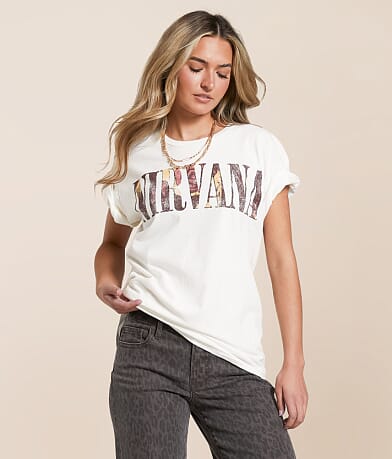 Merch Traffic Nirvana Band T-Shirt front view