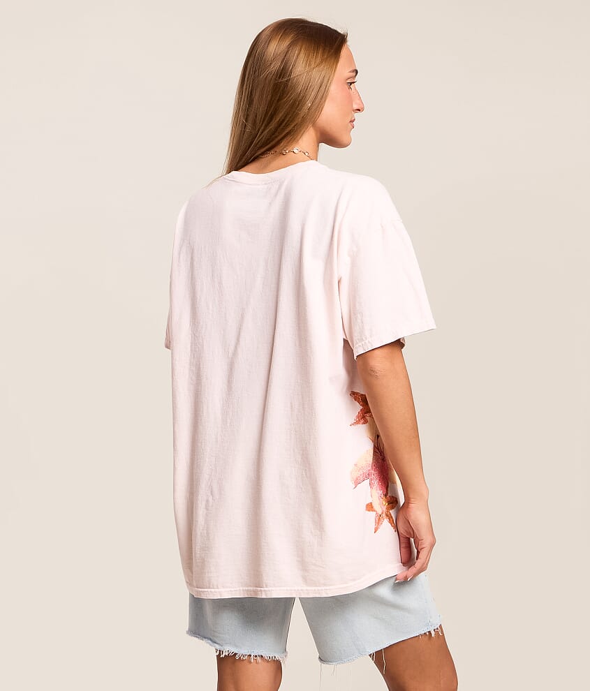 Nirvana Floral Oversized Band T-Shirt