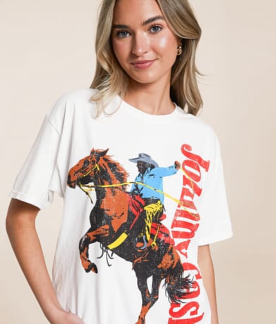 Merch Traffic Jonny Cash Oversized Band T-Shirt MISC_DETAIL_1
