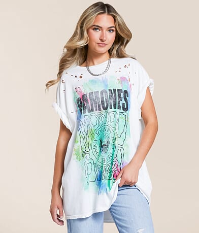 Merch Traffic Ramones® Oversized Band T-Shirt front view