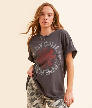 Merch Traffic Red Hot Chili Peppers Band T-Shirt front view