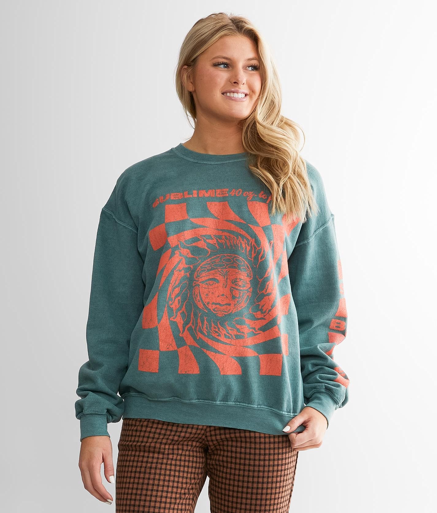 Sublime 4001 To Freedom Band Pullover - Women's Sweatshirts in Jade | Buckle