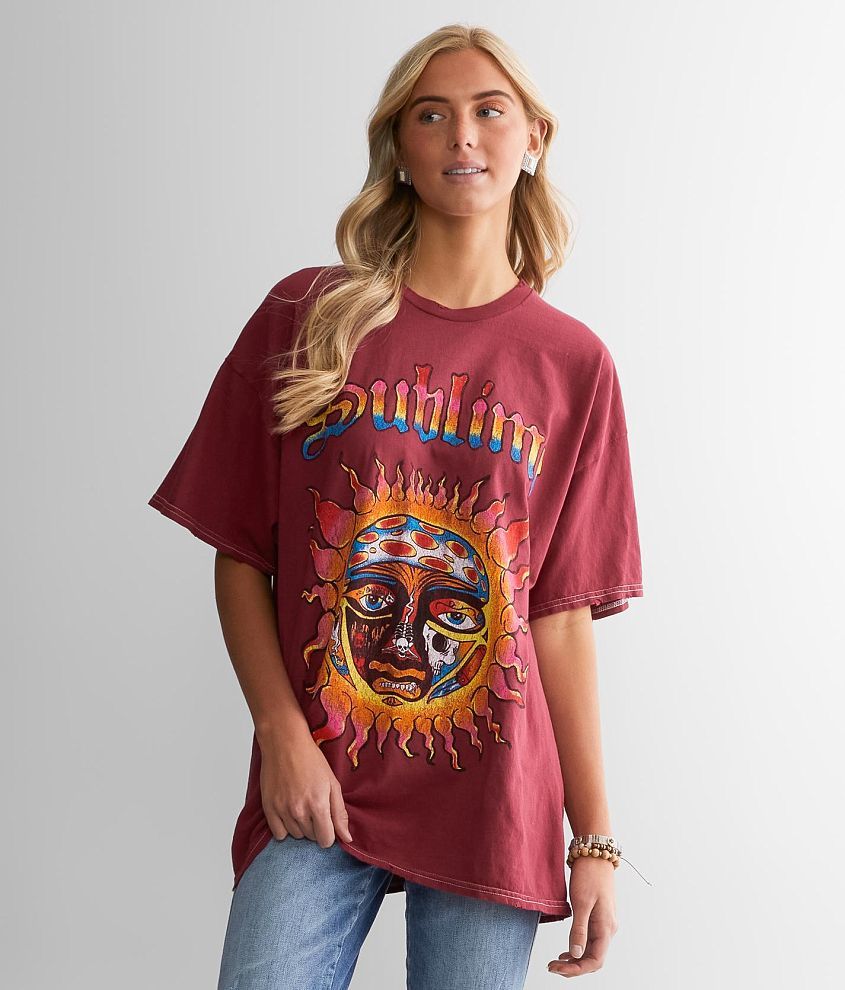 Sublime 40oz. To Freedom Band T-Shirt - One Size - Women's T-Shirts in  Maroon