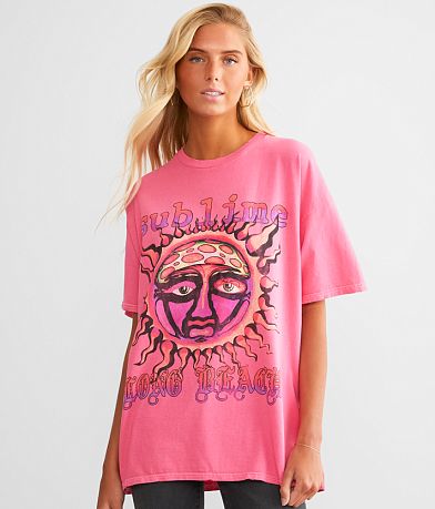 Sublime Long Death Oversized Band T-Shirt FULL_LEFT_SIDE
