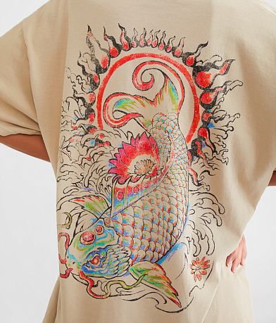 Merch Traffic Sublime Koi Fish Oversized Band T-Shirt MISC_DETAIL_2