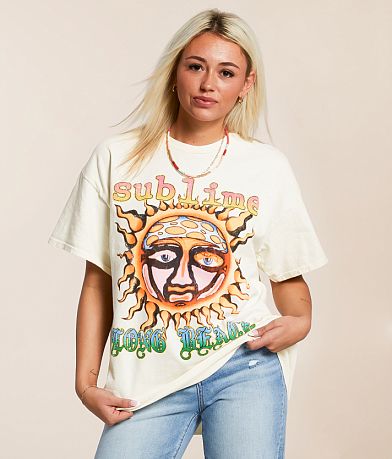 Merch Traffic Sublime Oversized Band T-Shirt front view