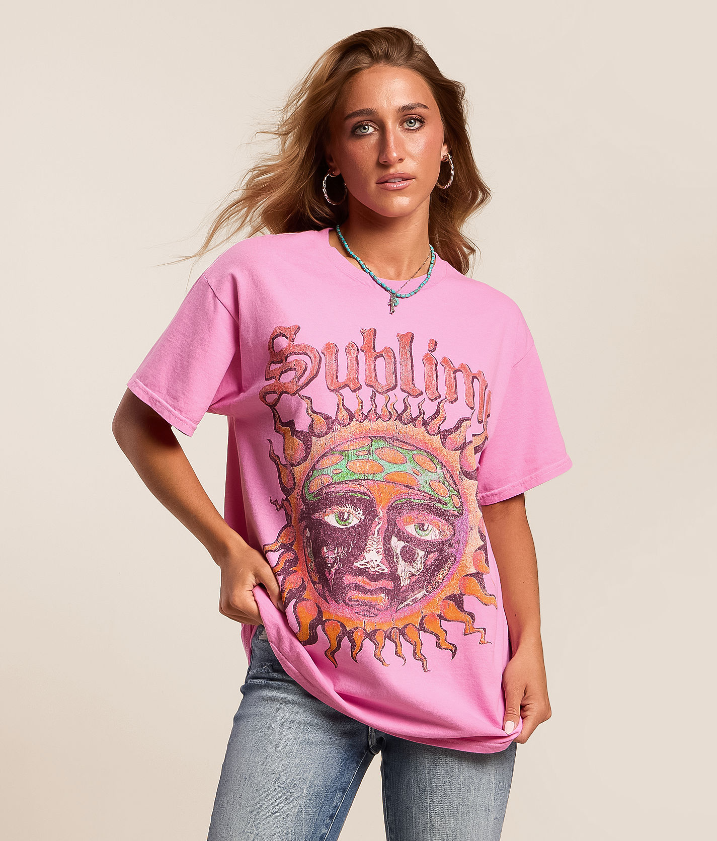Merch Traffic Sublime Sun Oversized Band T-Shirt - Women's Graphic