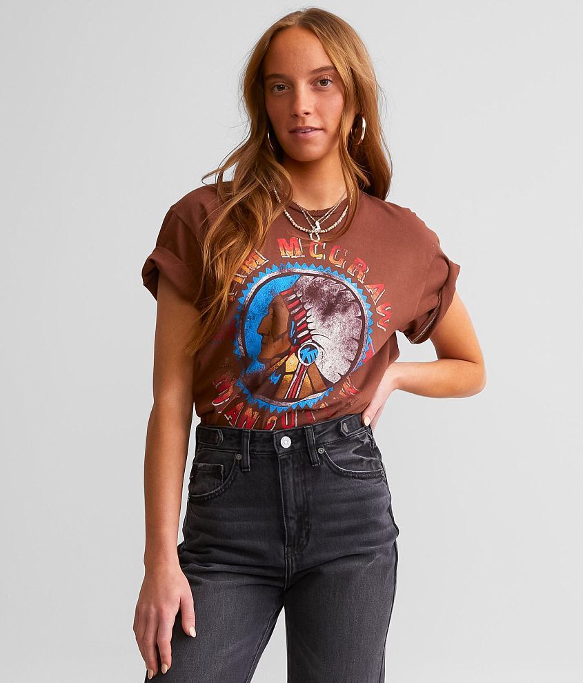 Tim McGraw Indian Outlaw Band T-Shirt front view