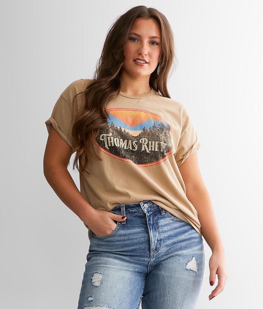 Thomas Rhett Scenic Band T-Shirt front view