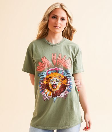 Merch Traffic Van Halen Lion Band T-Shirt front view
