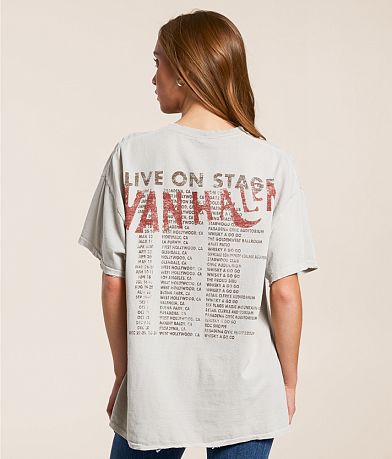 Merch Traffic Van Halen Oversized Band T-Shirt BACK