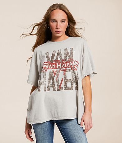 Merch Traffic Van Halen Oversized Band T-Shirt FULL_RIGHT_SIDE