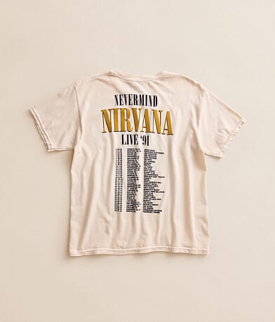 Girls - Nirvana Smiley Band T-Shirt thumbnail 2