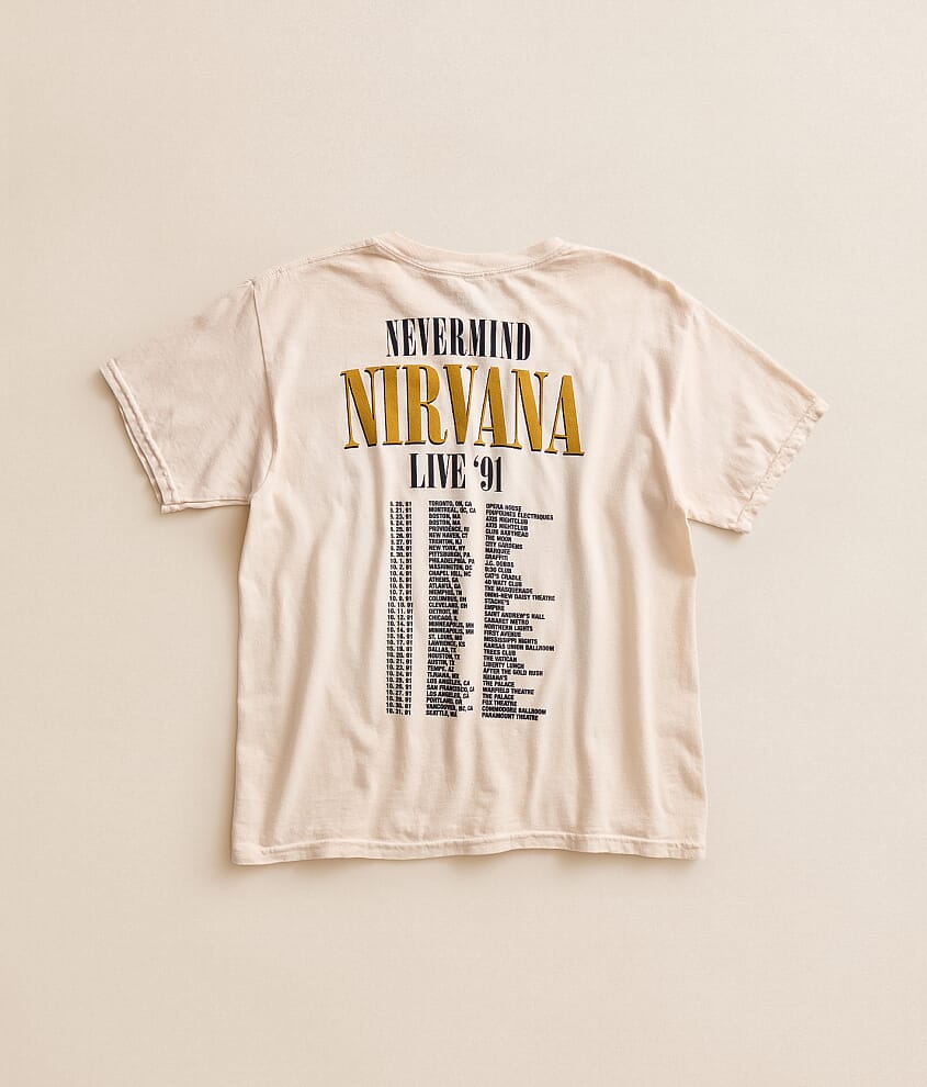 Girls - Nirvana Smiley Band T-Shirt