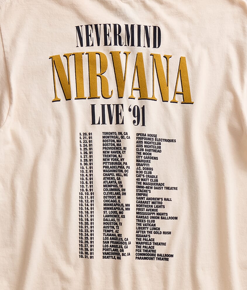 Girls - Nirvana Smiley Band T-Shirt