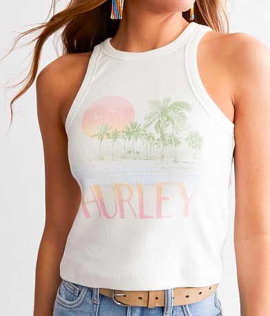 Hurley Flight To Cabo Cropped Tank Top misc detail 1 view