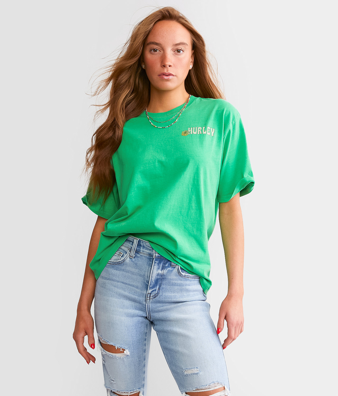 Hurley Exodus Boyfriend T-Shirt - Women's T-Shirts in Off White | Buckle