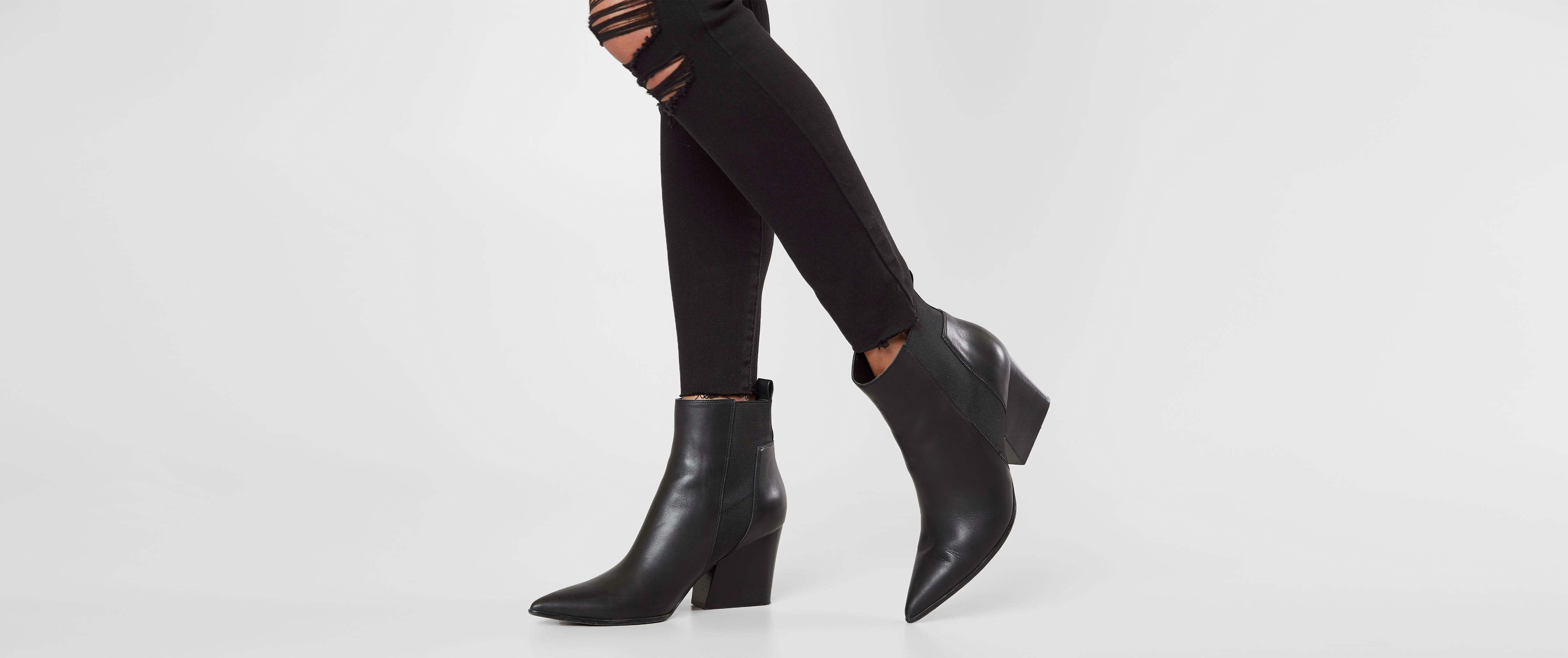 KYLIE Finch Leather Ankle Boot 