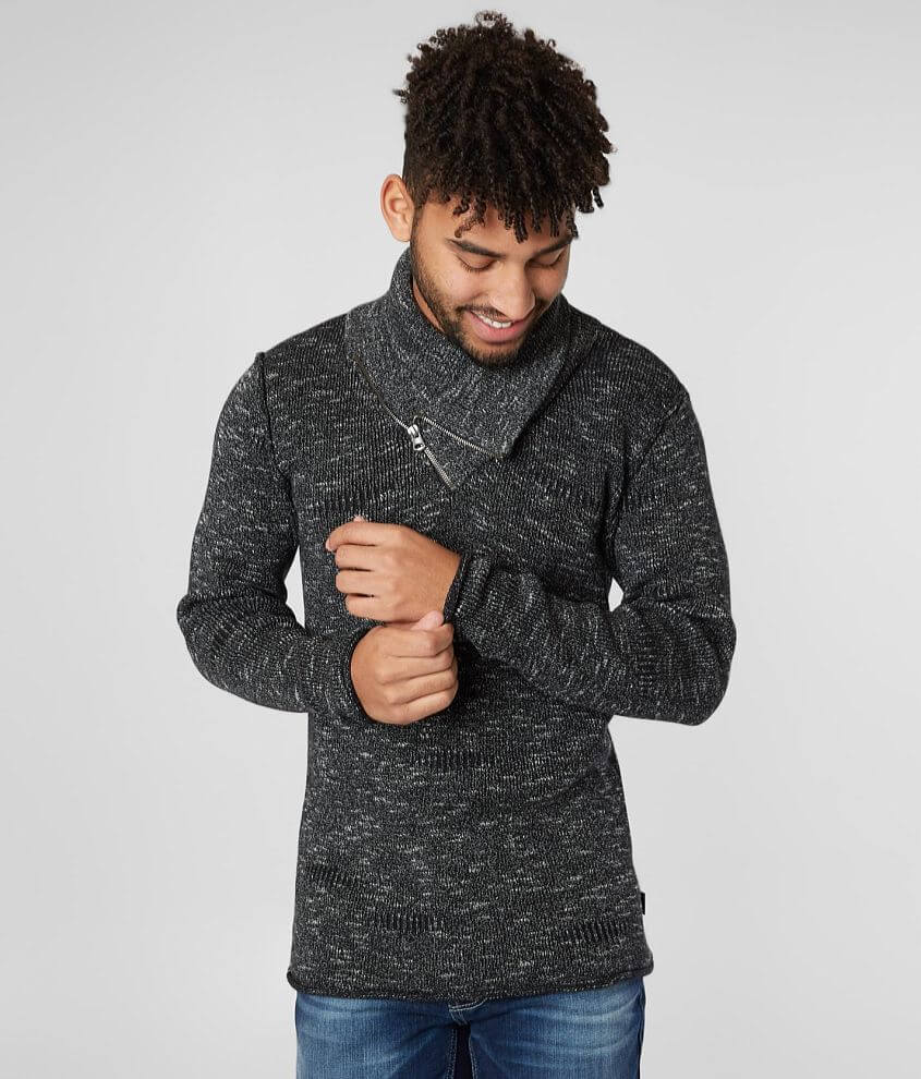 Mens asymmetrical clearance sweater